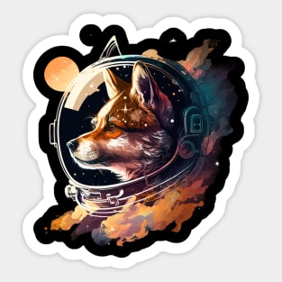 space fox Sticker